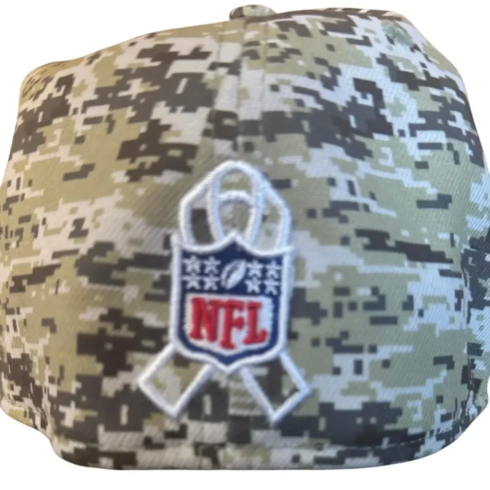Minnesota Vikings New Era 39THIRTY Camo Hat M/L NFL Stretch Fit NWT